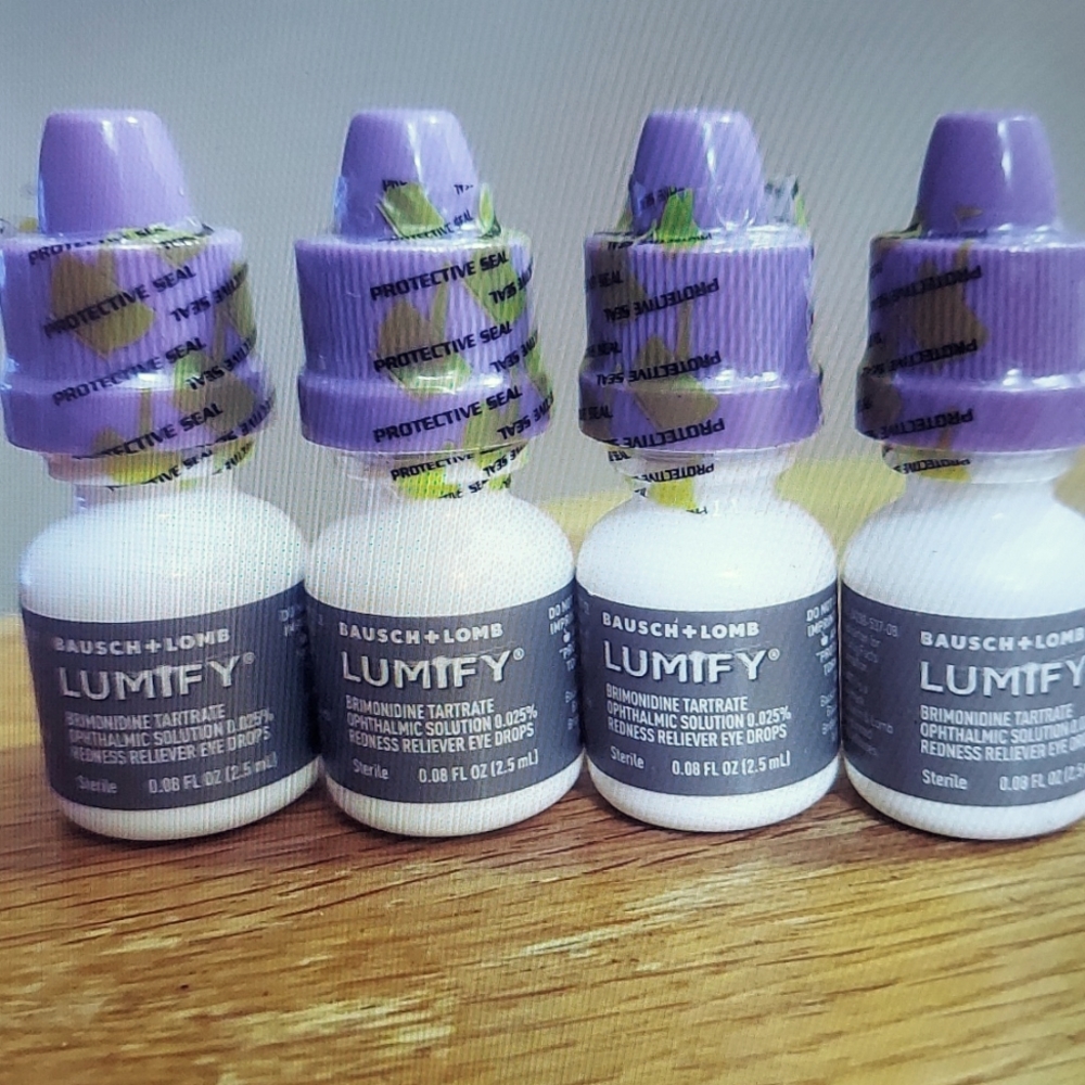 Bsusch Lomb Lumify 2.5ml Eyedrops  Lot of 4